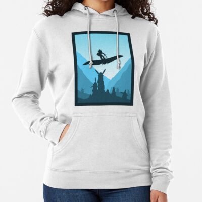 Princess Of The Valley Minimalist Travel Style Anime Art Hoodie