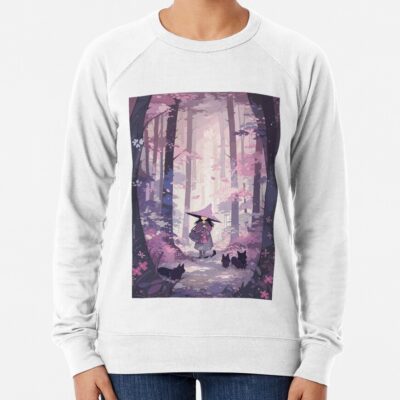 Princess Kaguya Mystical Forest Wanderer Enchanted Woodland Journey Sweatshirt