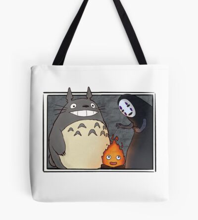 Totoro Three Friends Tote Bag