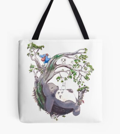 Totoro Take A Nap Tote Bag