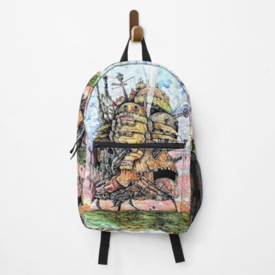 Watercolor And Ink Howl Moving Castle Backpack