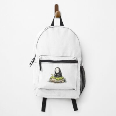 No Face Moss Stone Forest Aesthetic Backpack