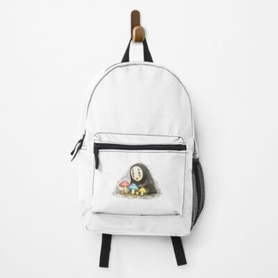 No Face Glowing Mushroom Forest Backpack