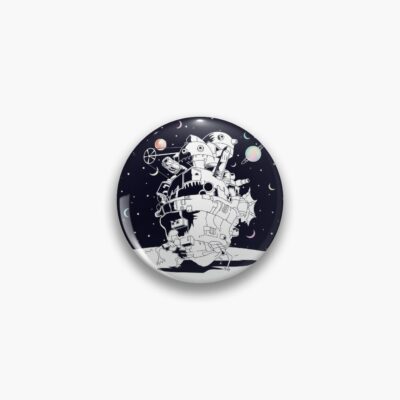 Castle In A Starry Night Pin