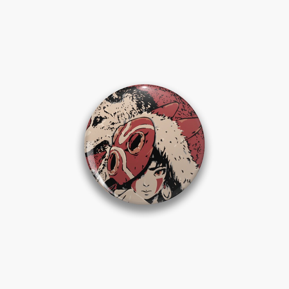 Princess Mononoke Kawaii Pin