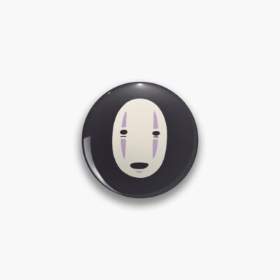 Terrifying But Friendly No Face Pin