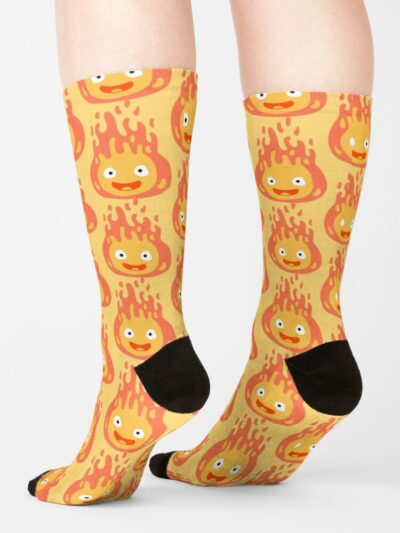 Alternative view of Calcifer Socks