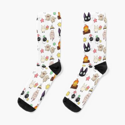 Cute Ghibli Design Pack Fanart Socks