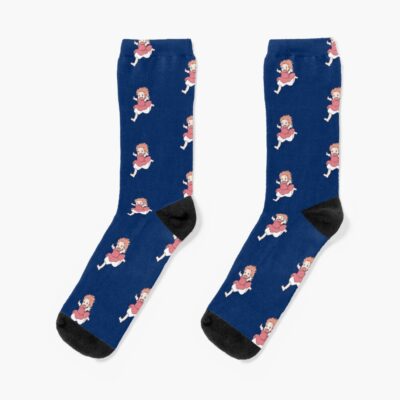 Ponyo Character Navy Socks