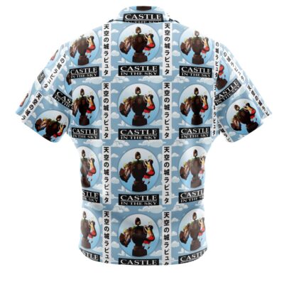 Alternative view of Castle in the Sky Anime Hawaiian Shirt